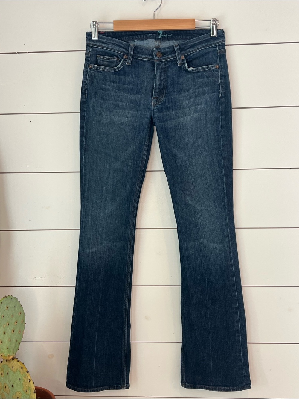 7 For All Mankind Flynt Women's Jeans western size 28 - Picture 2 of 6